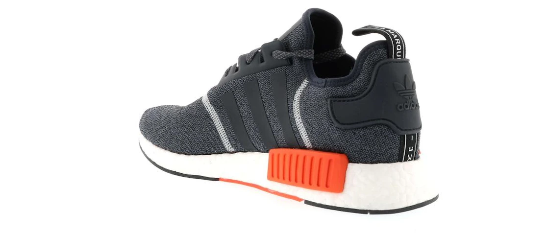 Vue 17 de adidas NMD R1 Grey Red