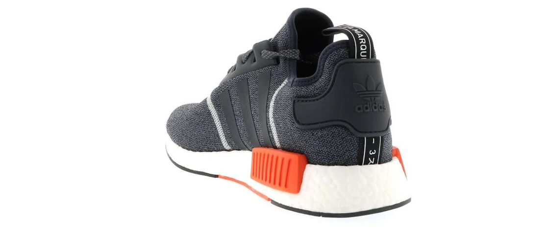 Vue 18 de adidas NMD R1 Grey Red