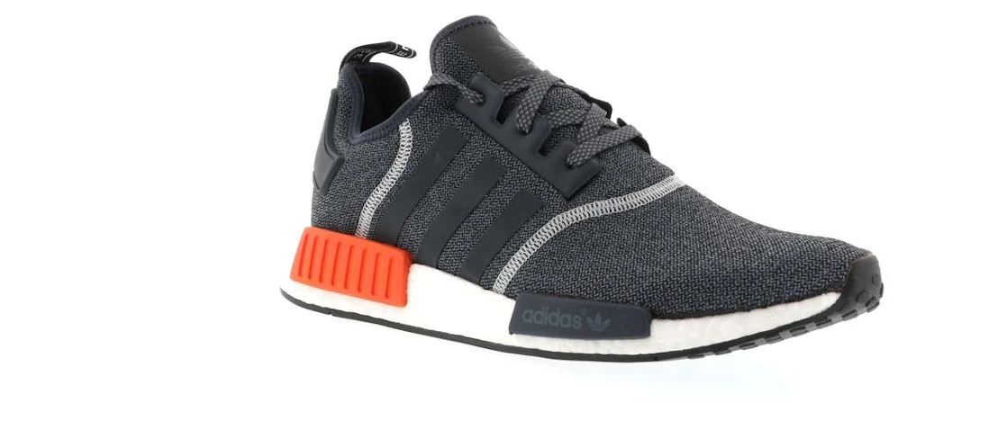 Vue 4 de adidas NMD R1 Grey Red