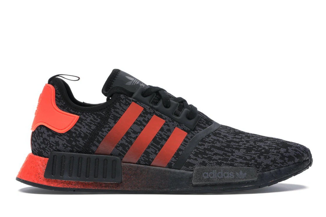 Vue 1 de adidas NMD R1 Solar Red Core Black