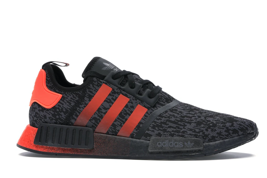 Vue 2 de adidas NMD R1 Solar Red Core Black