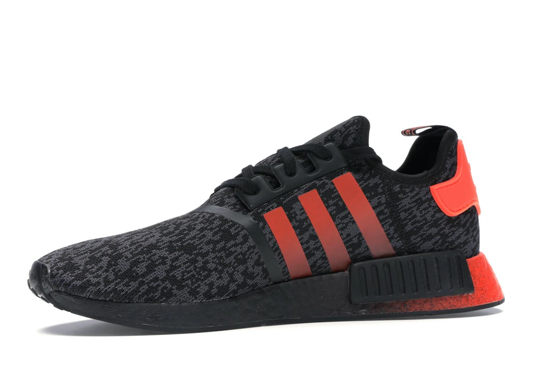 Vue 17 de adidas NMD R1 Solar Red Core Black