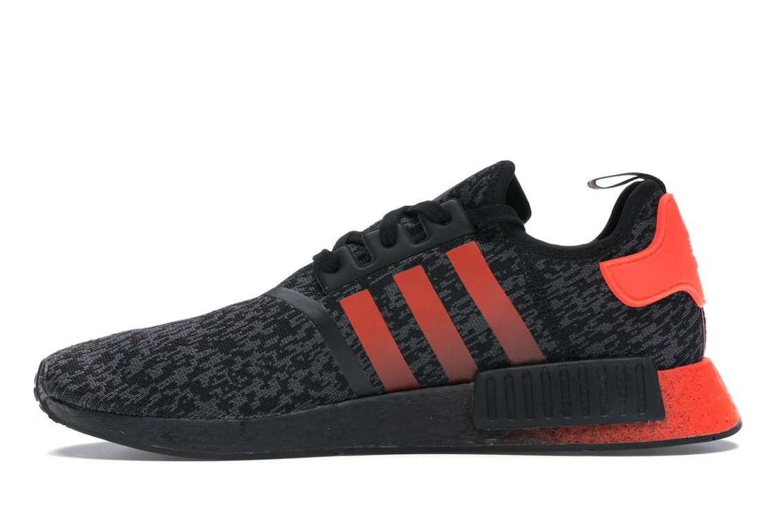 Vue 19 de adidas NMD R1 Solar Red Core Black