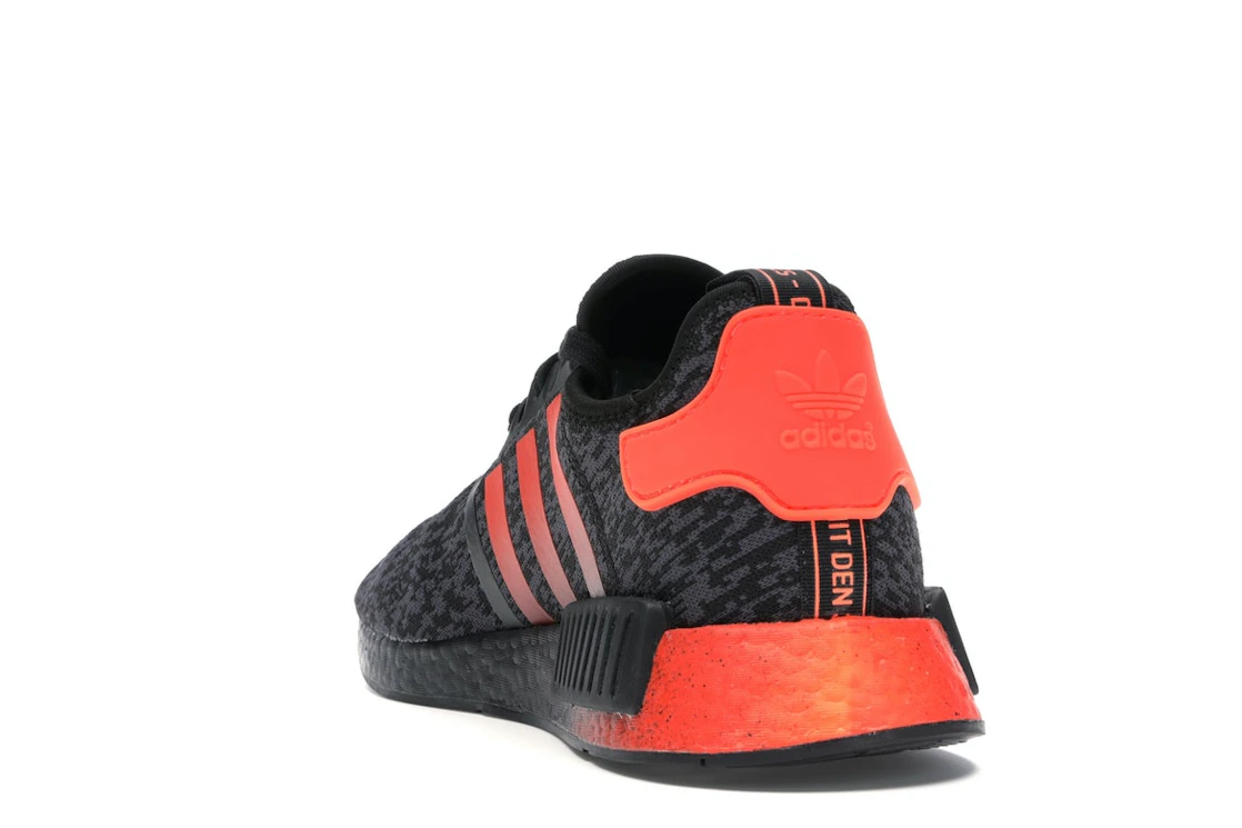 Vue 26 de adidas NMD R1 Solar Red Core Black