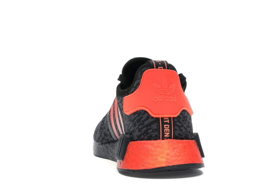 Vue 27 de adidas NMD R1 Solar Red Core Black