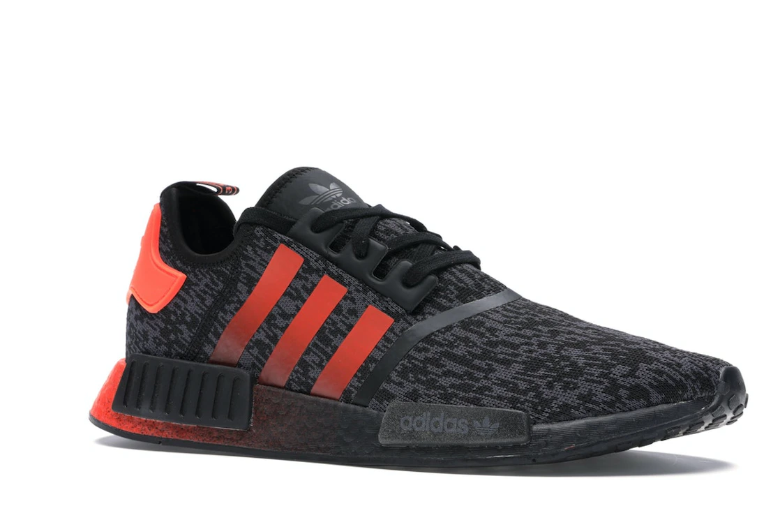 Vue 4 de adidas NMD R1 Solar Red Core Black