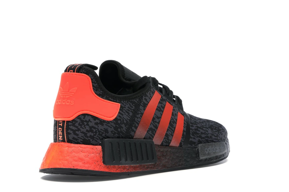 Vue 32 de adidas NMD R1 Solar Red Core Black