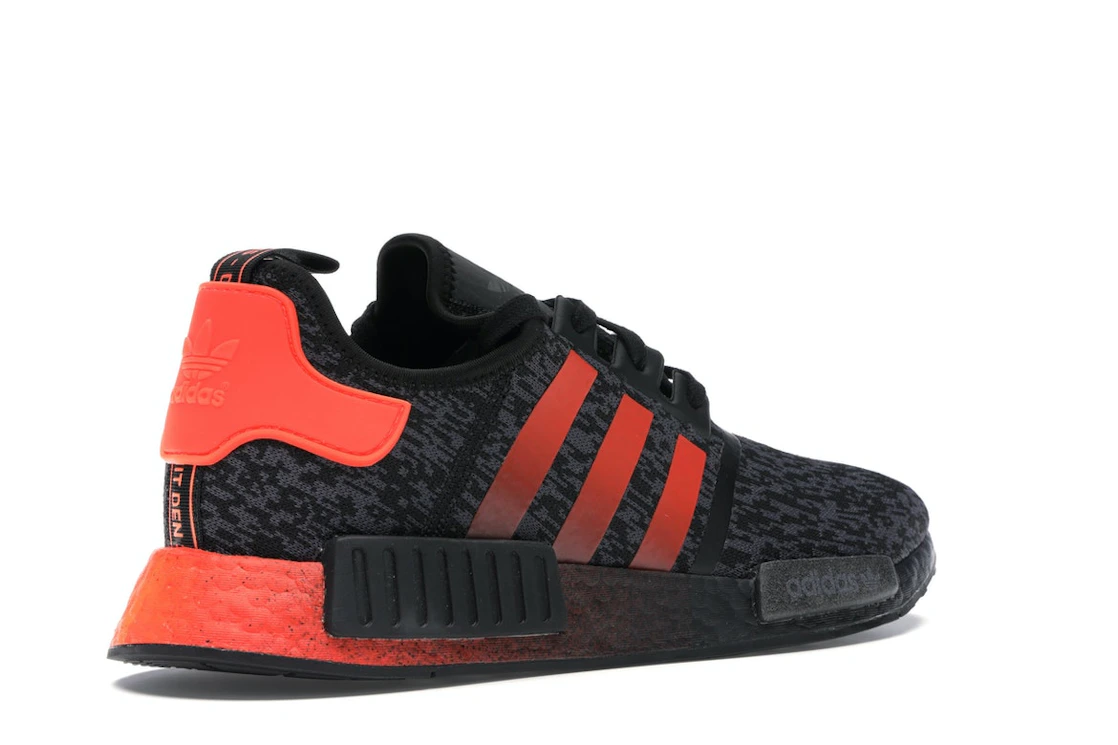 Vue 33 de adidas NMD R1 Solar Red Core Black