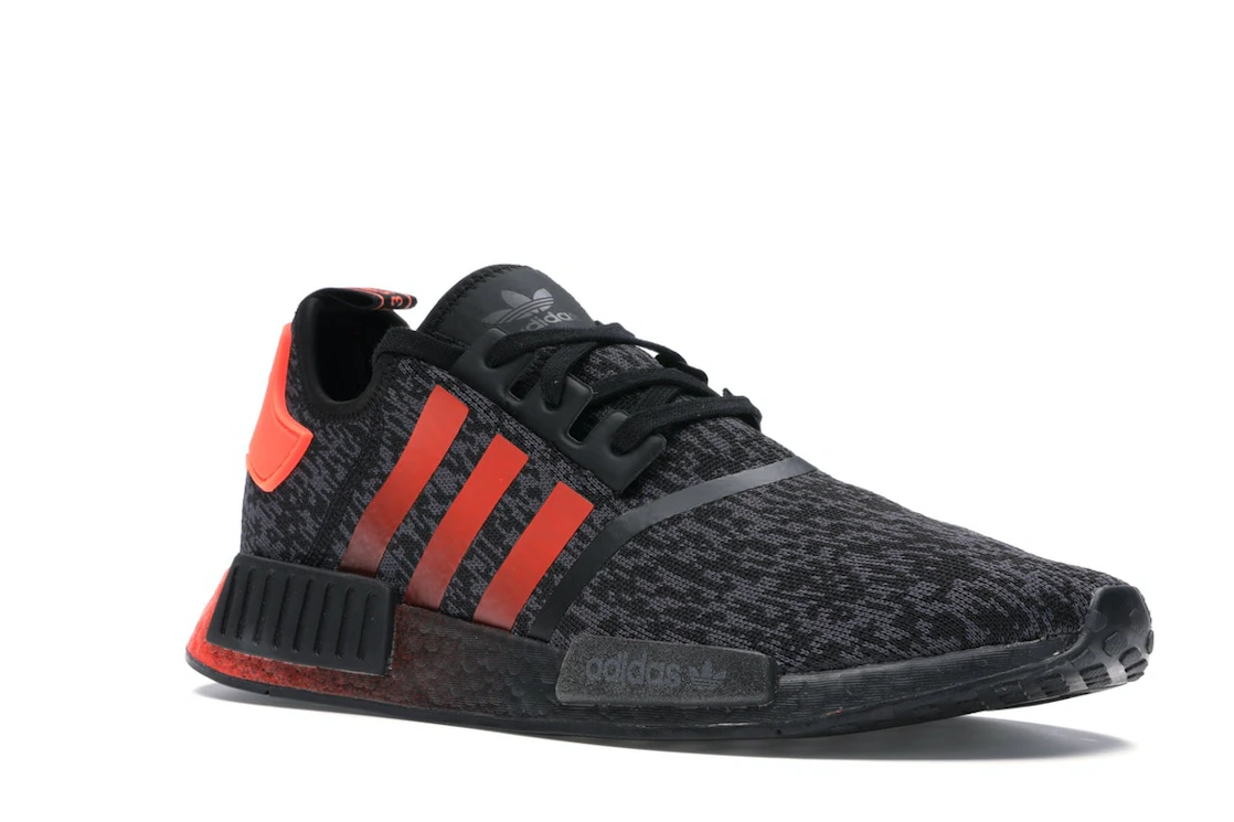 Vue 5 de adidas NMD R1 Solar Red Core Black