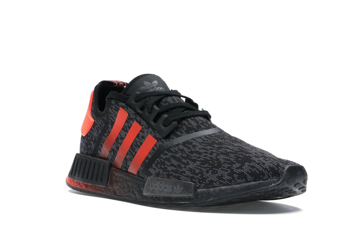Vue 6 de adidas NMD R1 Solar Red Core Black
