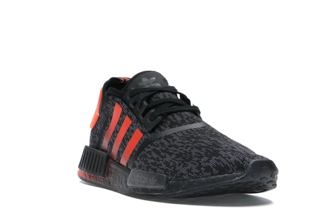 Vue 7 de adidas NMD R1 Solar Red Core Black