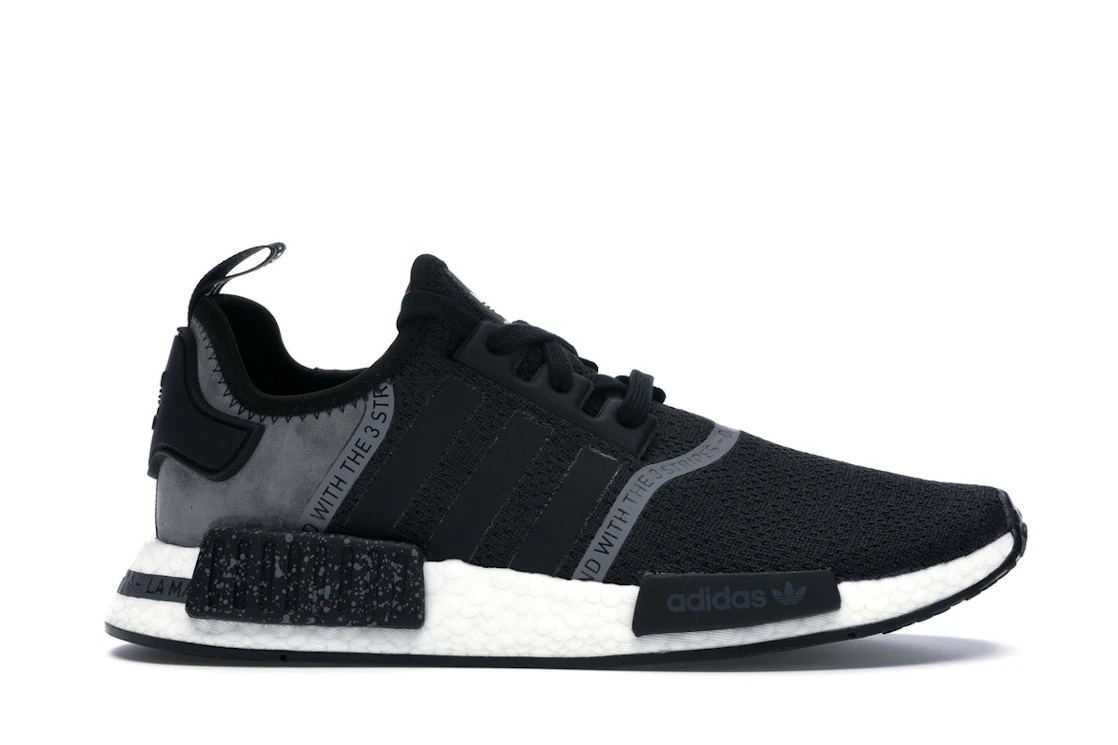 Vue 1 de adidas NMD R1 Speckle Pack Black