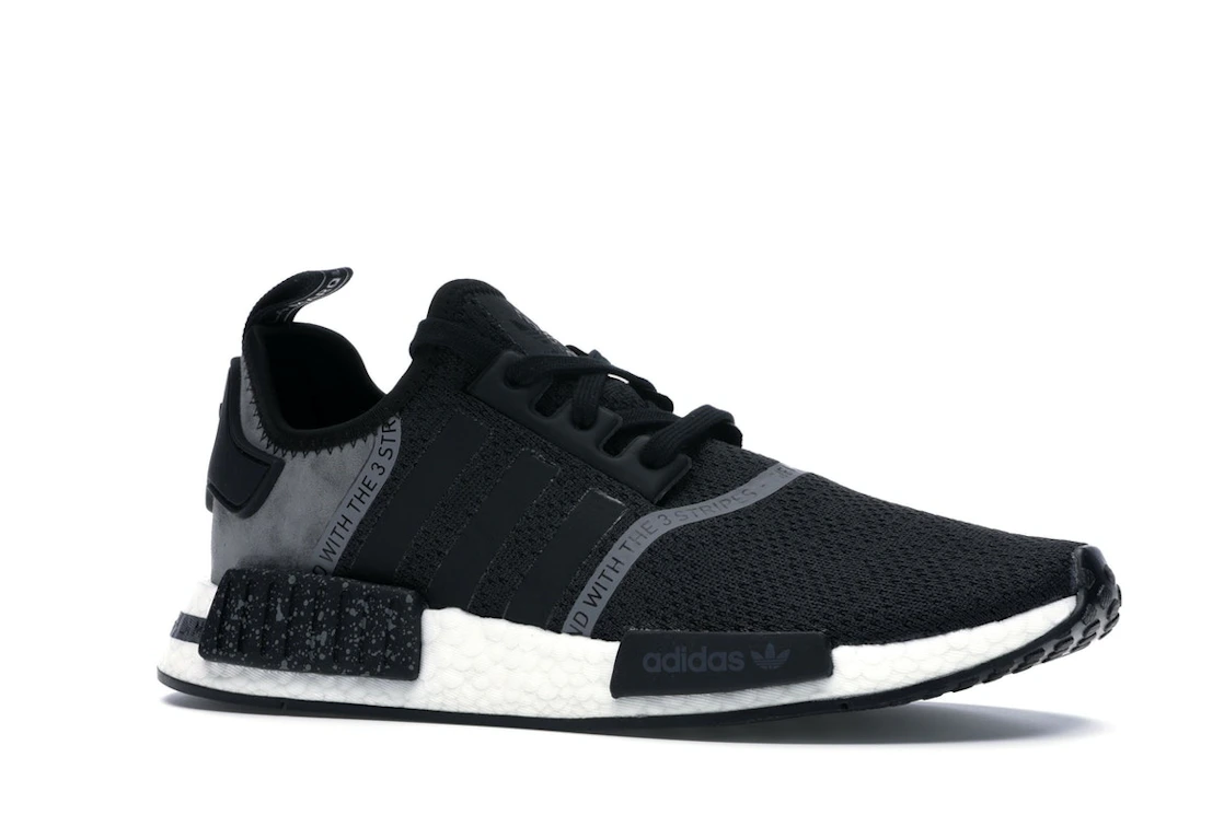 Vue 3 de adidas NMD R1 Speckle Pack Black