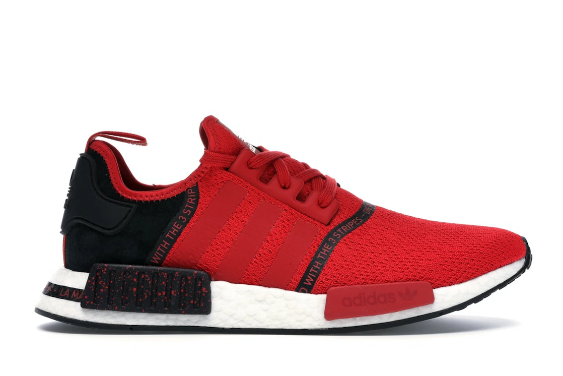 Vue 1 de adidas NMD R1 Speckle Pack Scarlet