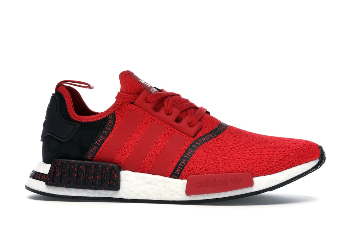 Vue 2 de adidas NMD R1 Speckle Pack Scarlet