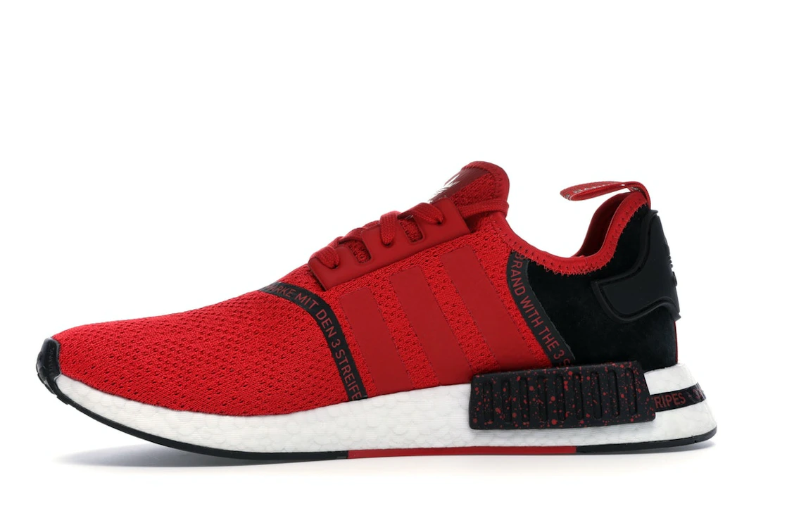 Vue 18 de adidas NMD R1 Speckle Pack Scarlet