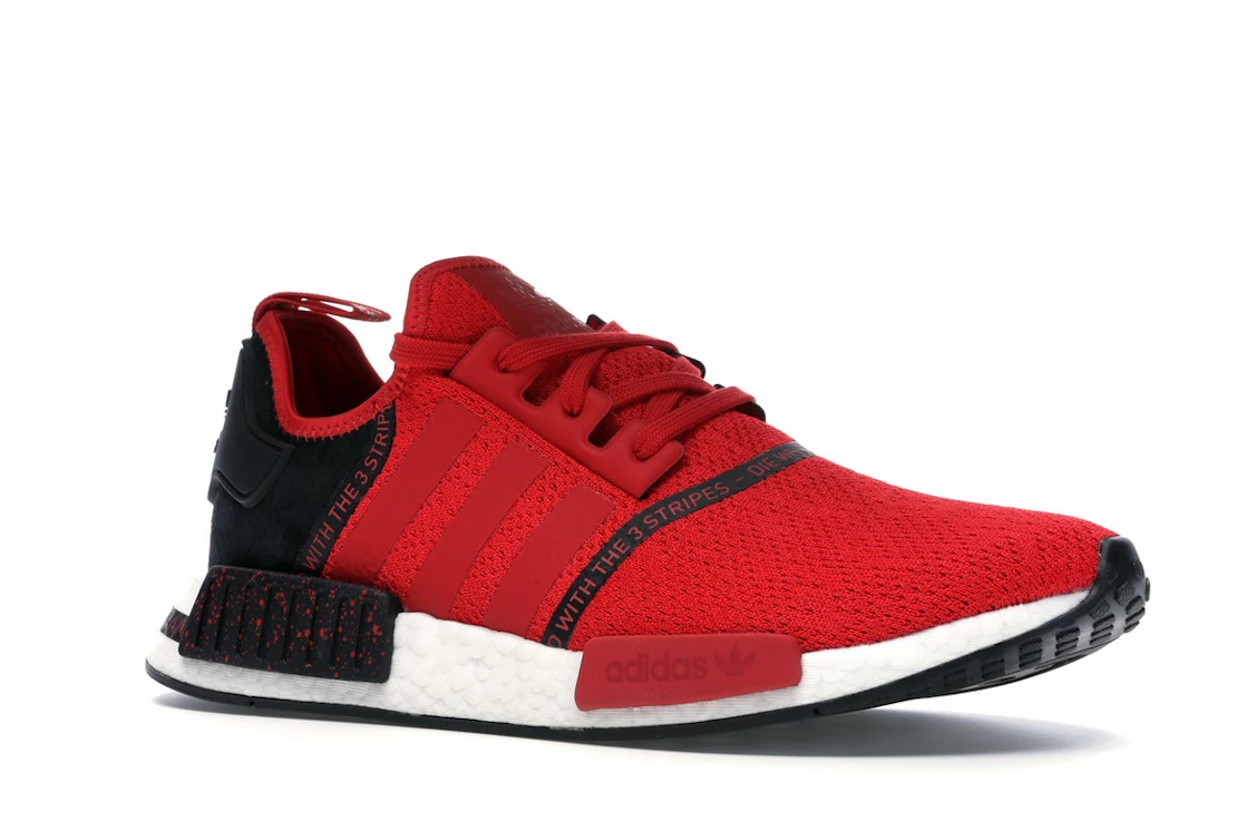 Vue 4 de adidas NMD R1 Speckle Pack Scarlet