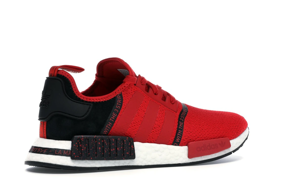 Vue 34 de adidas NMD R1 Speckle Pack Scarlet