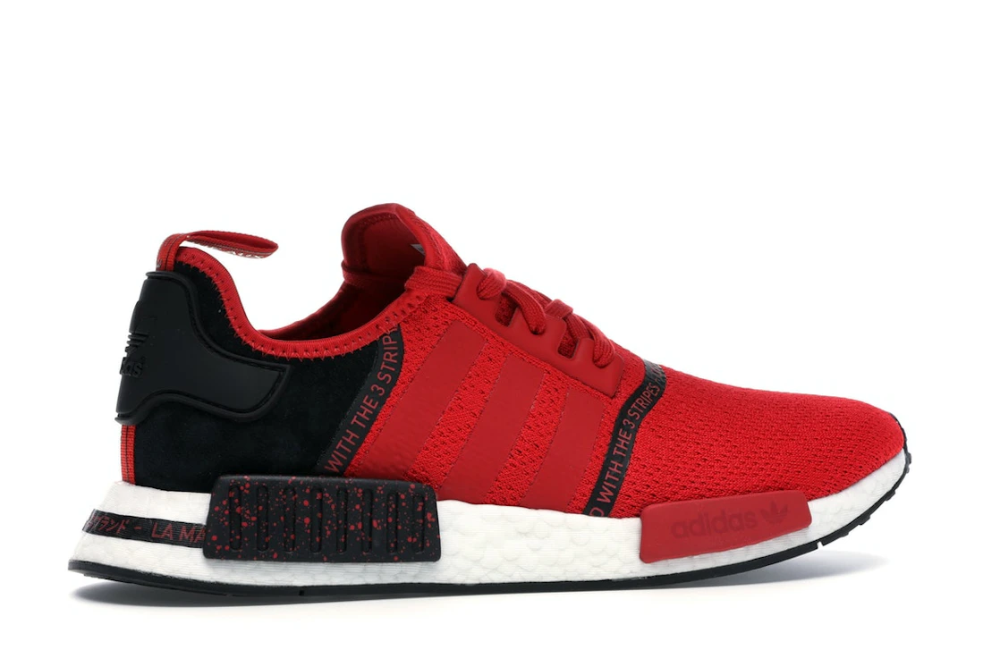Vue 35 de adidas NMD R1 Speckle Pack Scarlet