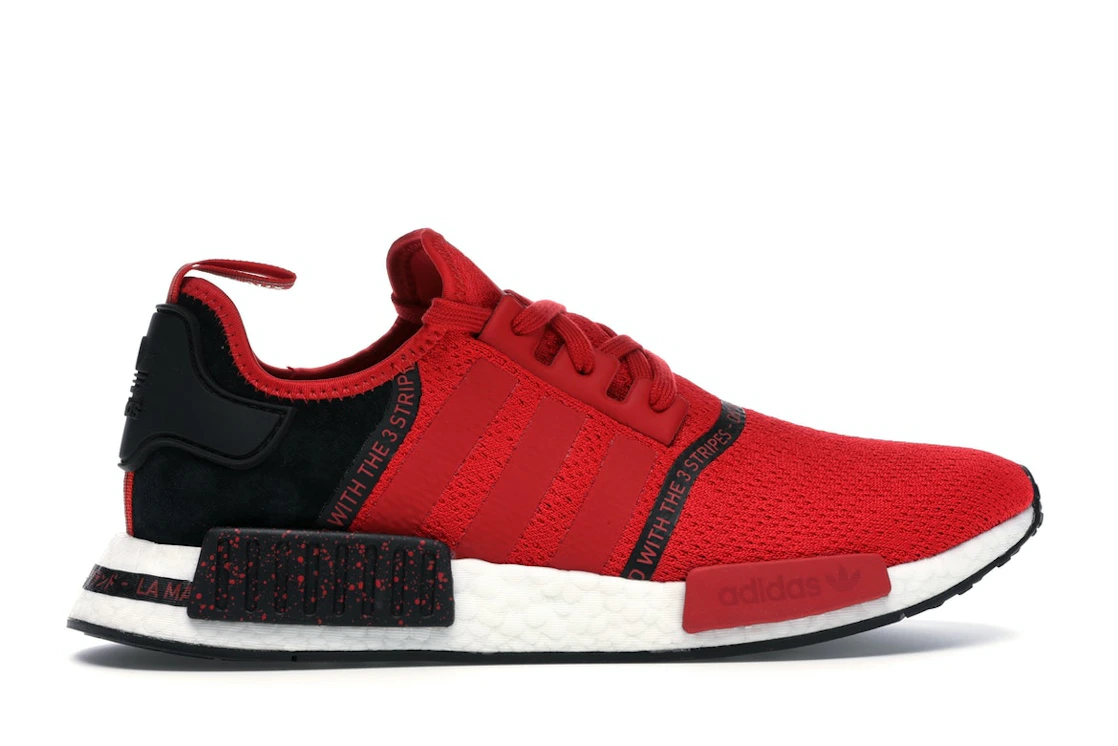 Vue 36 de adidas NMD R1 Speckle Pack Scarlet