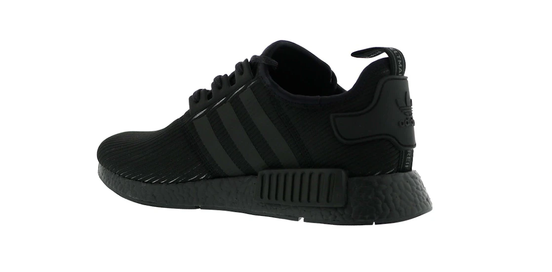 Vue 16 de adidas NMD R1 Triple Black Reflective