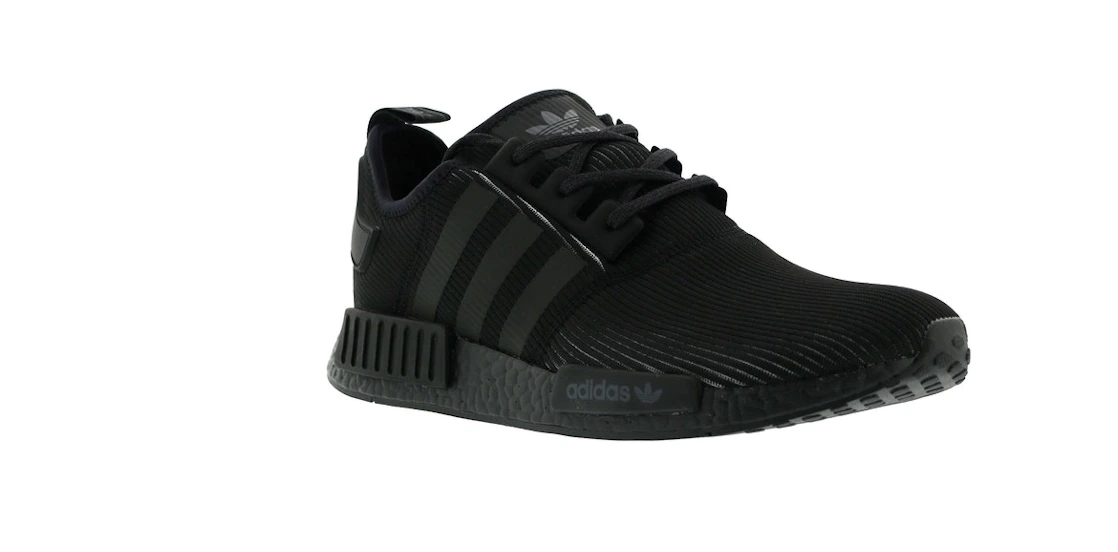 Vue 4 de adidas NMD R1 Triple Black Reflective
