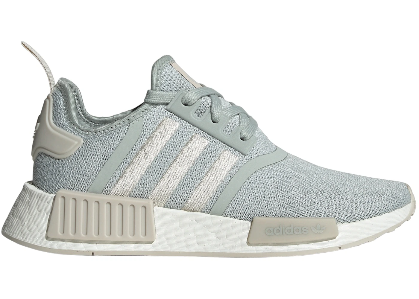 adidas NMD R1 Wonder Silver Aluminium Core White 