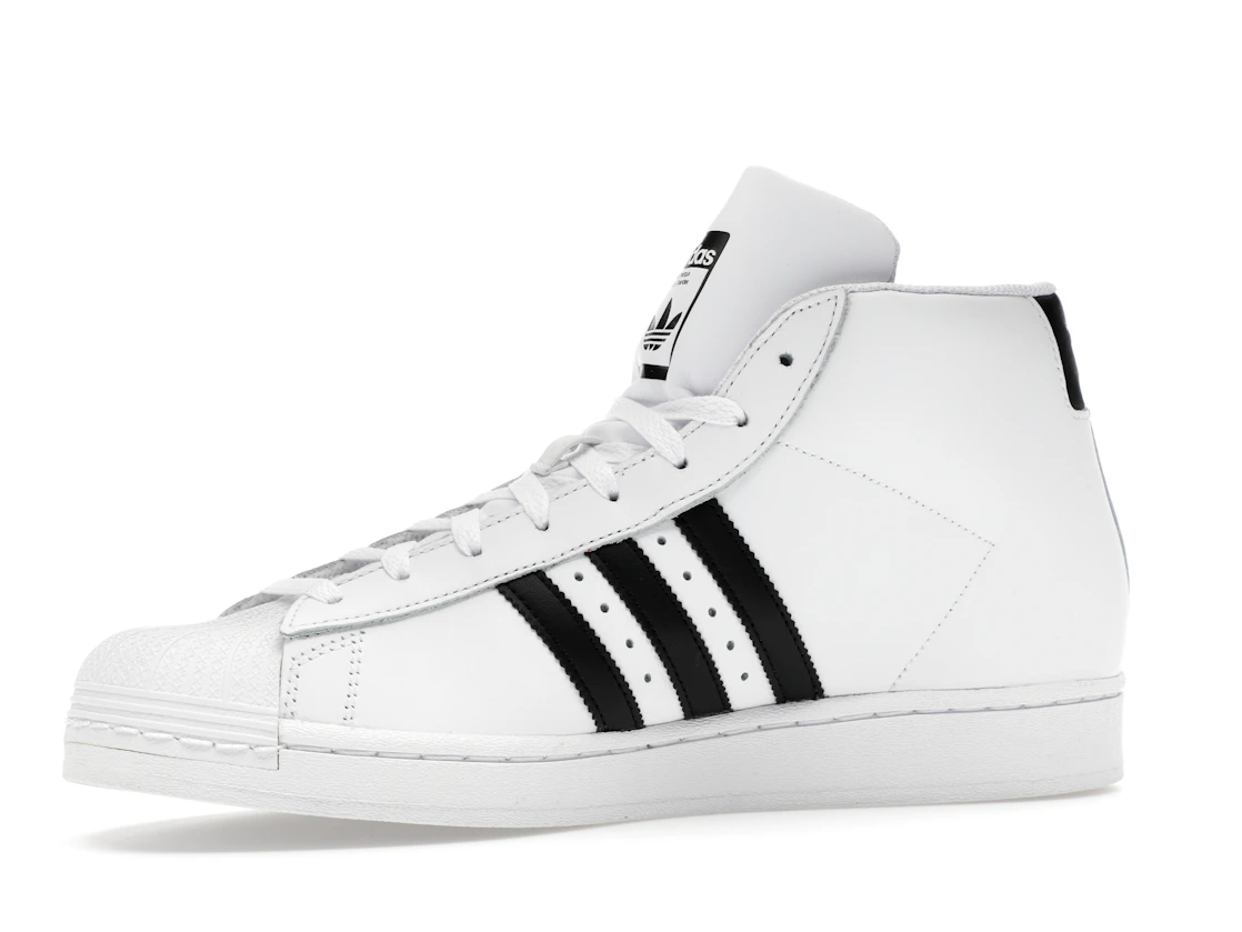 Vue 17 de adidas Pro Model Mid White Black