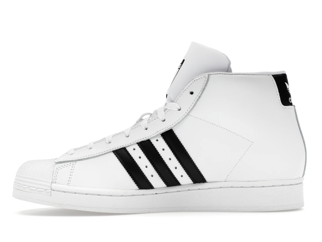 Vue 19 de adidas Pro Model Mid White Black