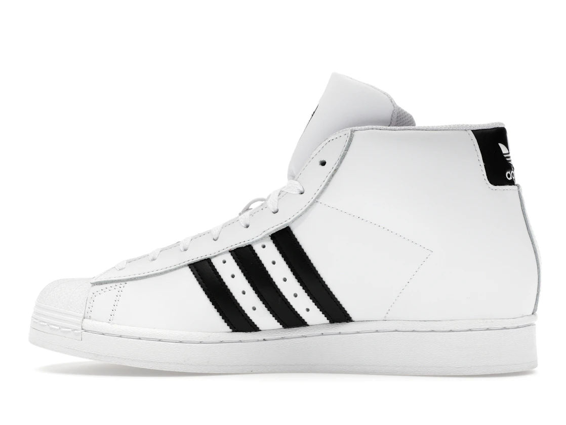 Vue 20 de adidas Pro Model Mid White Black