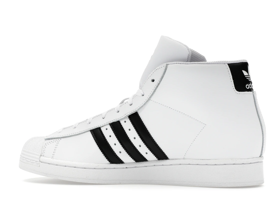 Vue 21 de adidas Pro Model Mid White Black