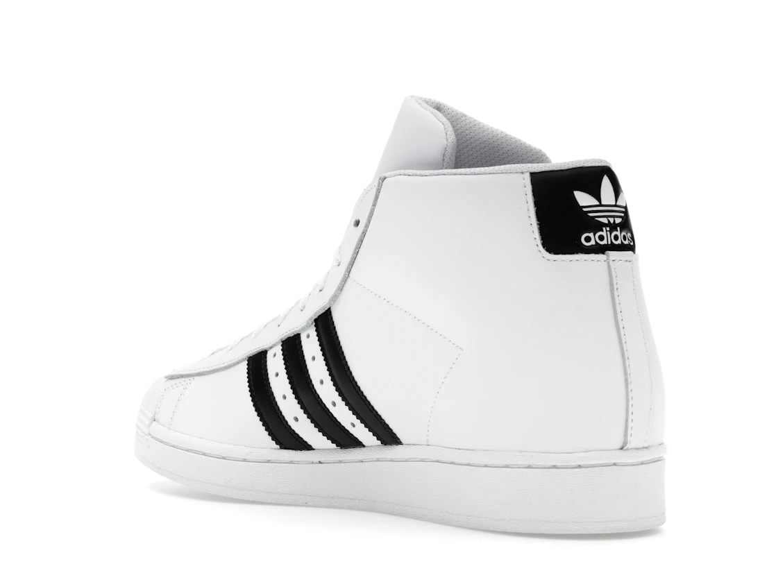 Vue 24 de adidas Pro Model Mid White Black