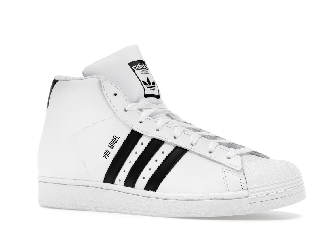 Vue 4 de adidas Pro Model Mid White Black