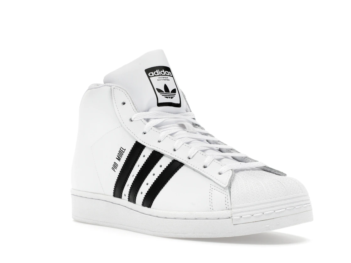 Vue 6 de adidas Pro Model Mid White Black