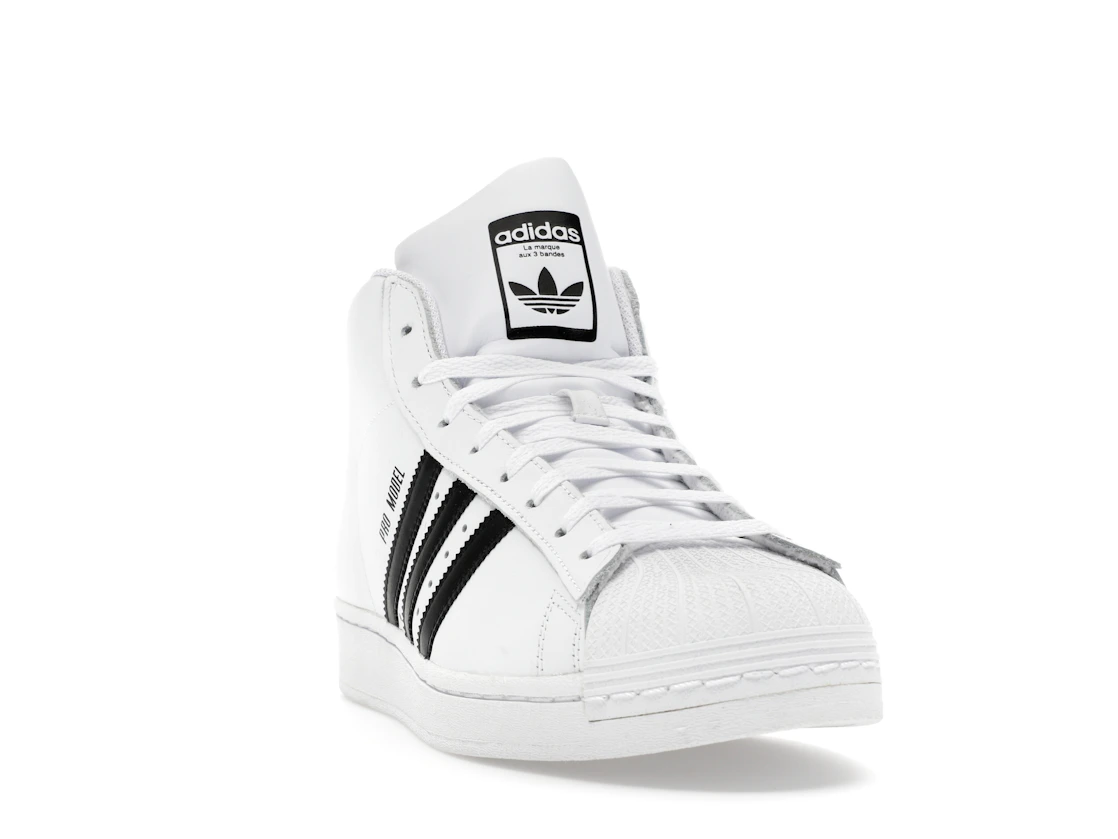 Vue 8 de adidas Pro Model Mid White Black