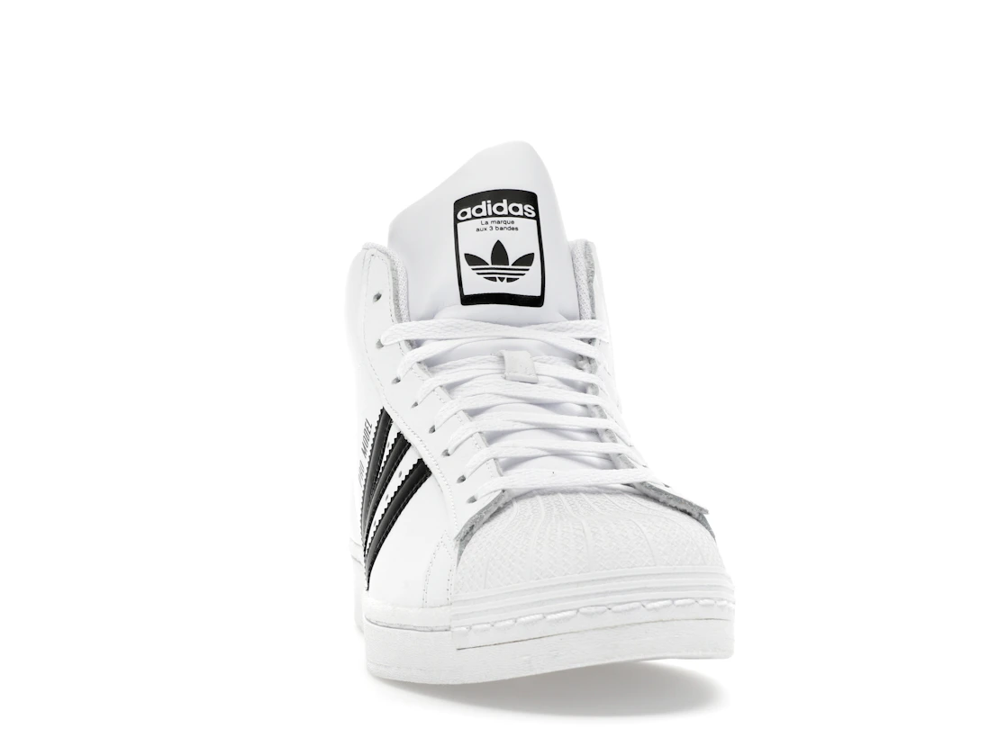 Vue 9 de adidas Pro Model Mid White Black