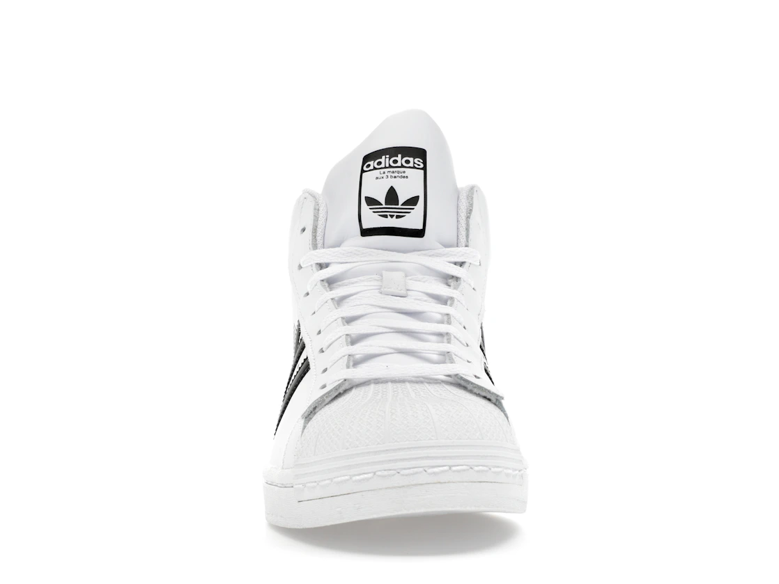 Vue 10 de adidas Pro Model Mid White Black