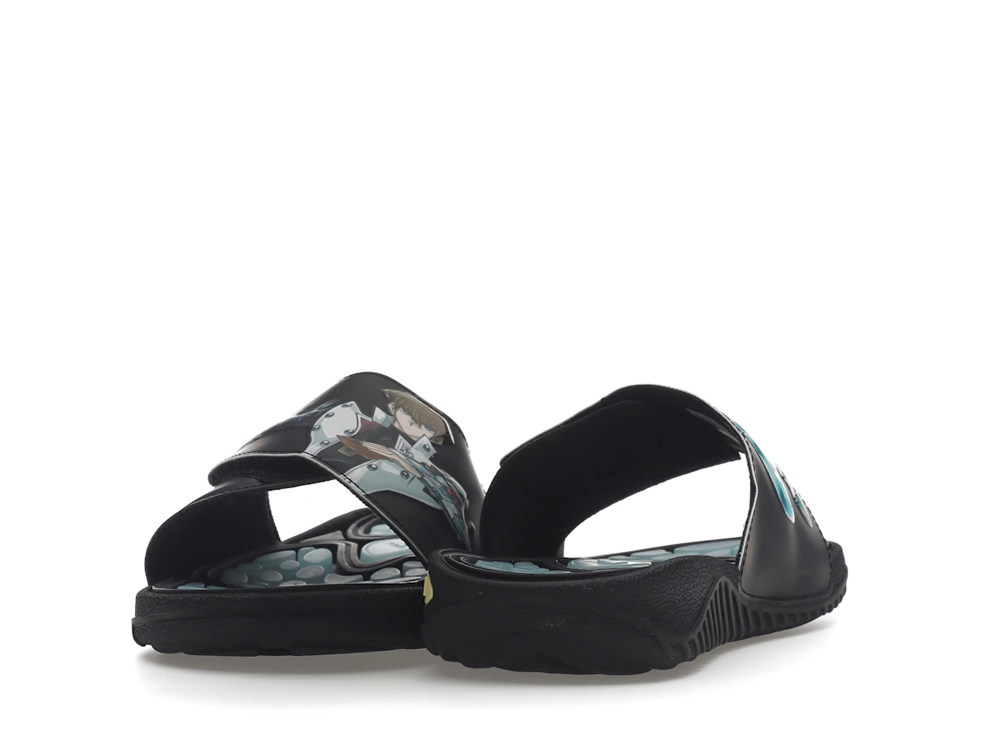 Vue 12 de adidas Reptossage Hook-And-Loop Slides Yu-Gi-Oh! Blue Eyes White Dragon