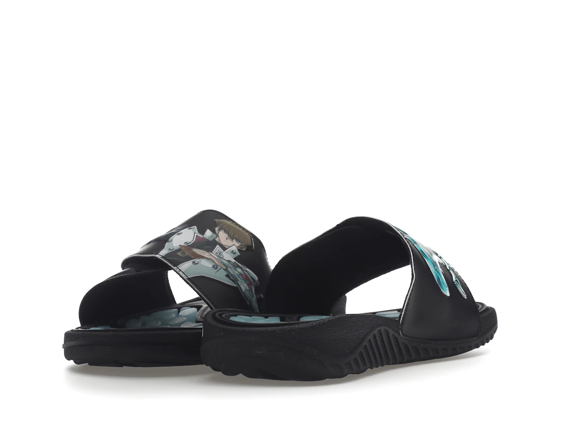 Vue 13 de adidas Reptossage Hook-And-Loop Slides Yu-Gi-Oh! Blue Eyes White Dragon