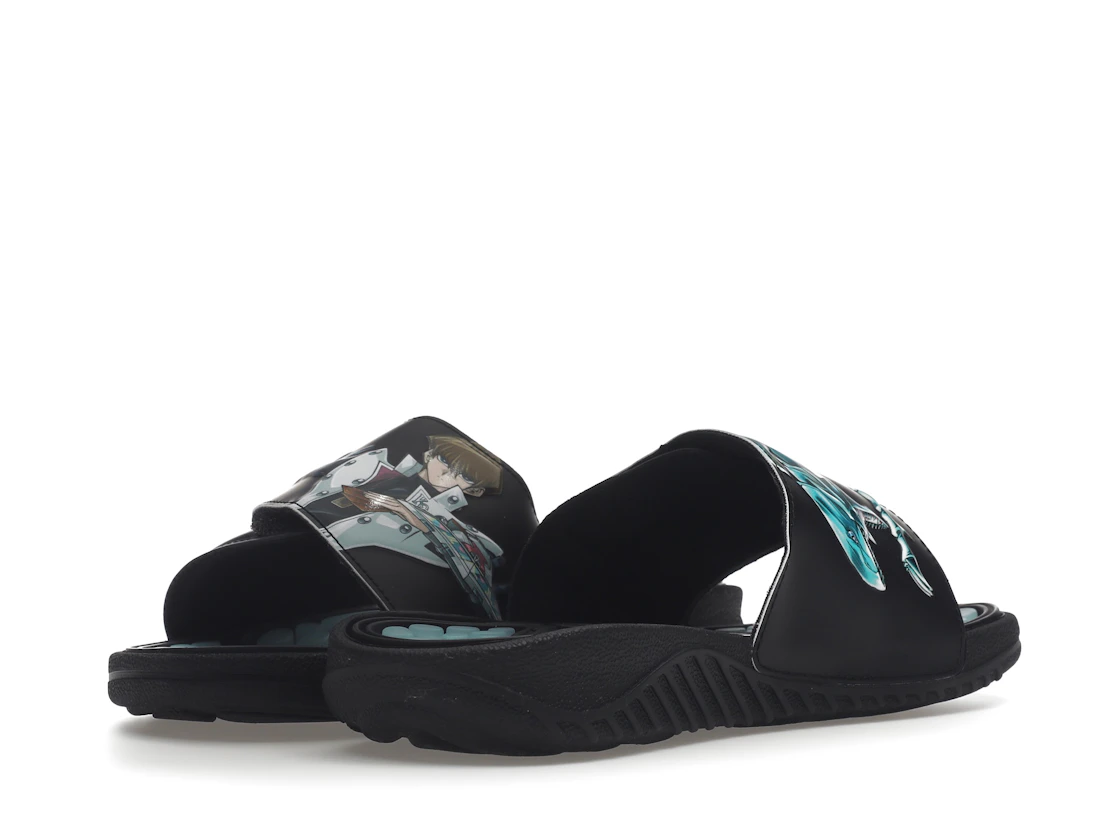 Vue 14 de adidas Reptossage Hook-And-Loop Slides Yu-Gi-Oh! Blue Eyes White Dragon