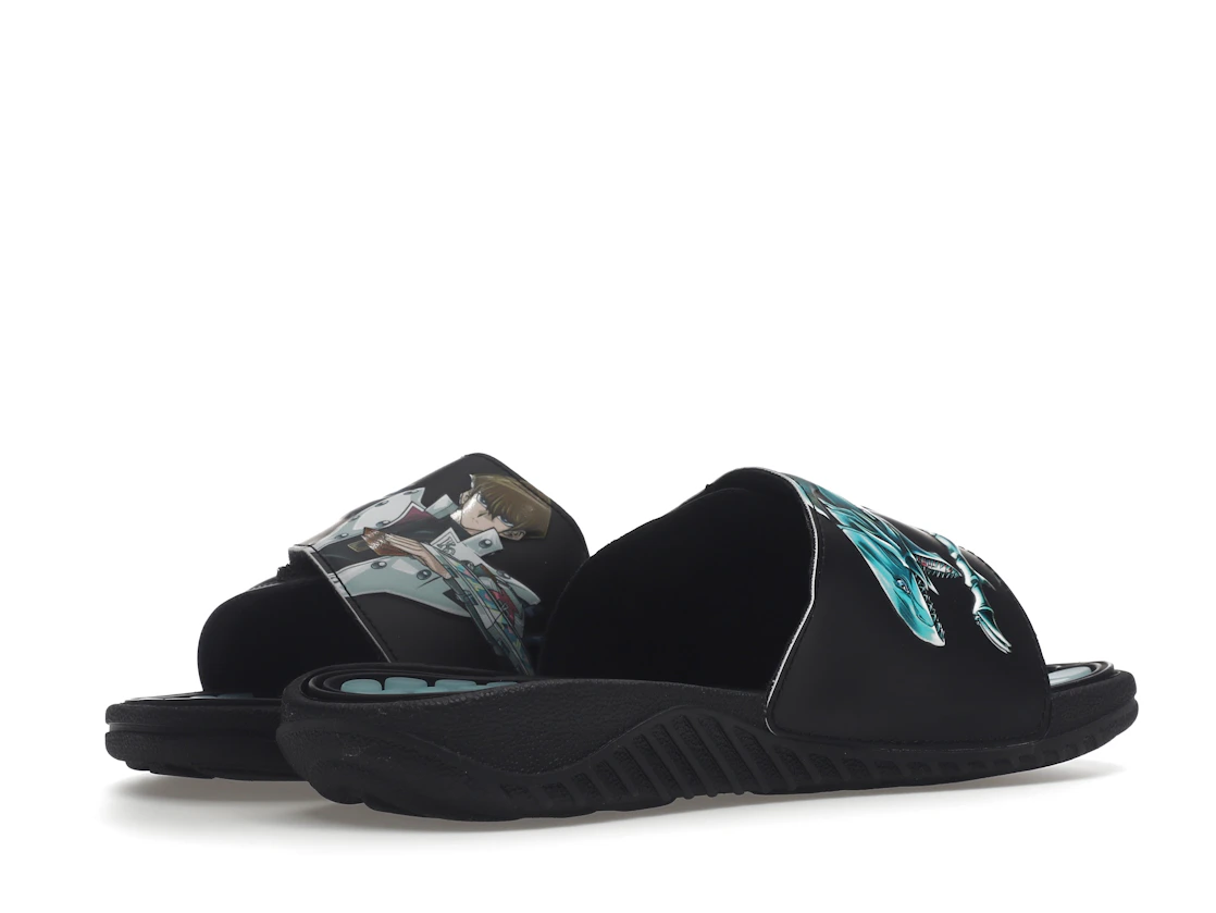 Vue 15 de adidas Reptossage Hook-And-Loop Slides Yu-Gi-Oh! Blue Eyes White Dragon