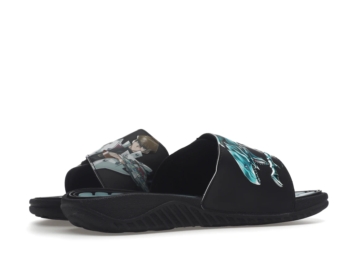 Vue 16 de adidas Reptossage Hook-And-Loop Slides Yu-Gi-Oh! Blue Eyes White Dragon