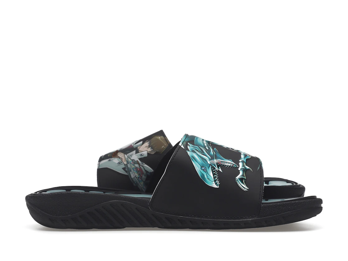 Vue 19 de adidas Reptossage Hook-And-Loop Slides Yu-Gi-Oh! Blue Eyes White Dragon