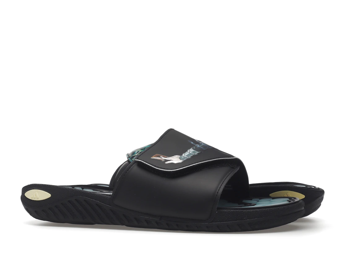 Vue 3 de adidas Reptossage Hook-And-Loop Slides Yu-Gi-Oh! Blue Eyes White Dragon