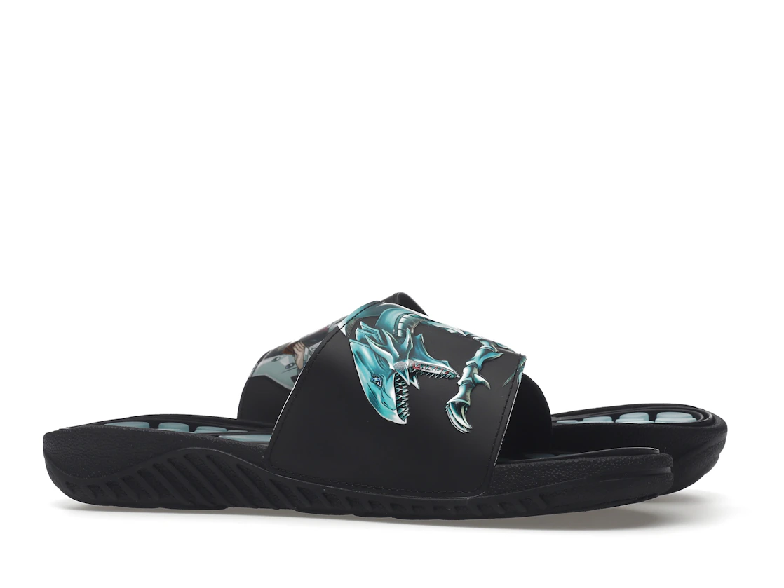 Vue 21 de adidas Reptossage Hook-And-Loop Slides Yu-Gi-Oh! Blue Eyes White Dragon