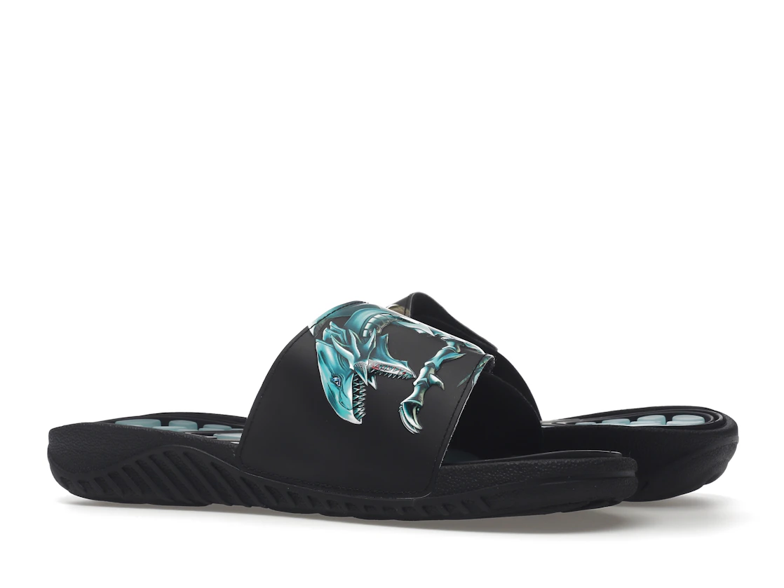 Vue 22 de adidas Reptossage Hook-And-Loop Slides Yu-Gi-Oh! Blue Eyes White Dragon