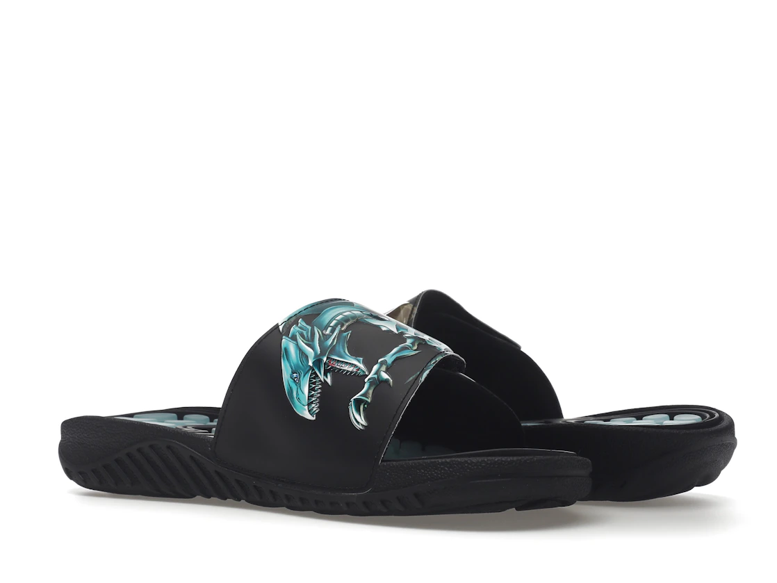 Vue 23 de adidas Reptossage Hook-And-Loop Slides Yu-Gi-Oh! Blue Eyes White Dragon