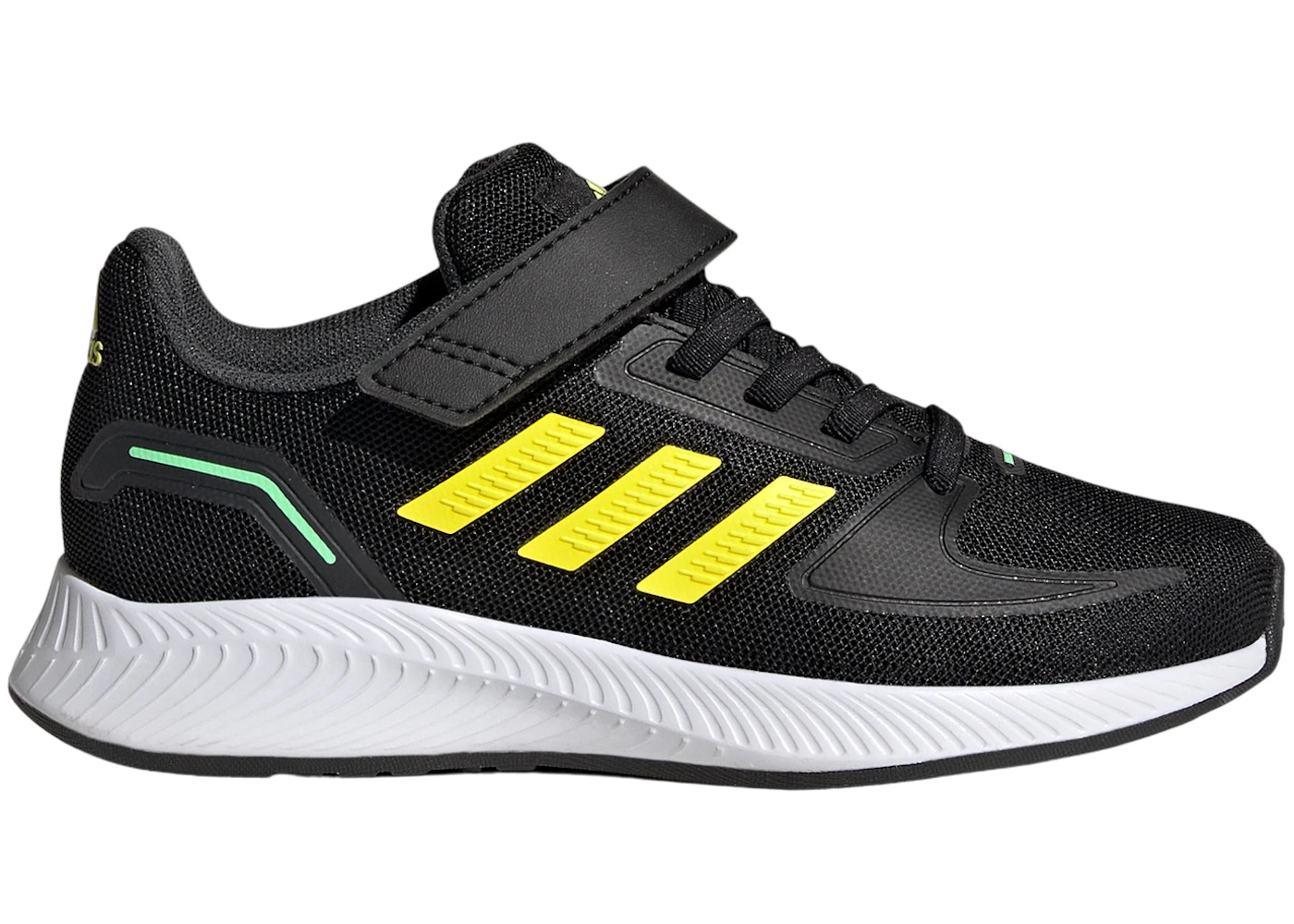 adidas Runfalcon 2.0 Core Black Beam Yellow Beam Green (GS)