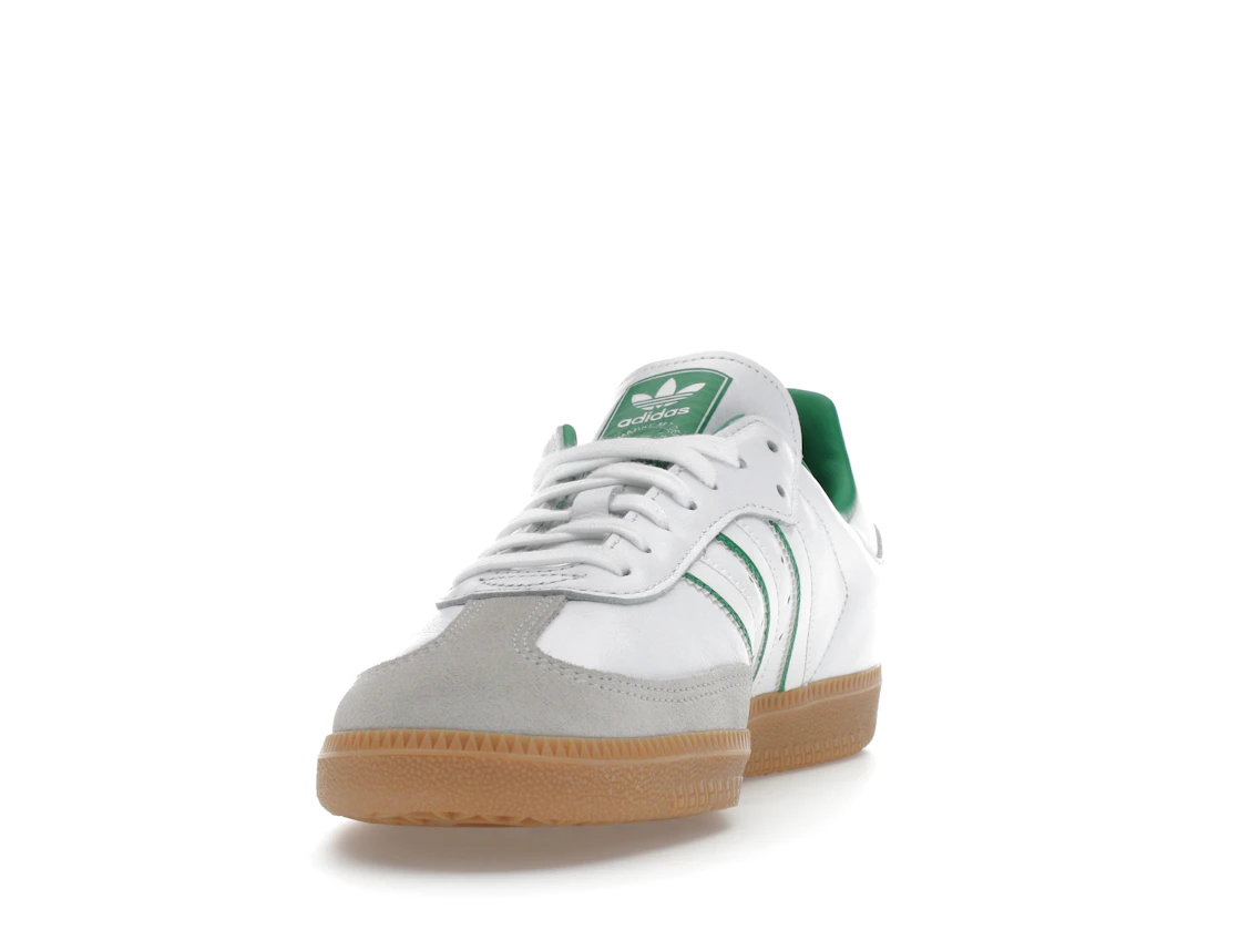 Vue 12 de adidas Samba OG Crystal White Green