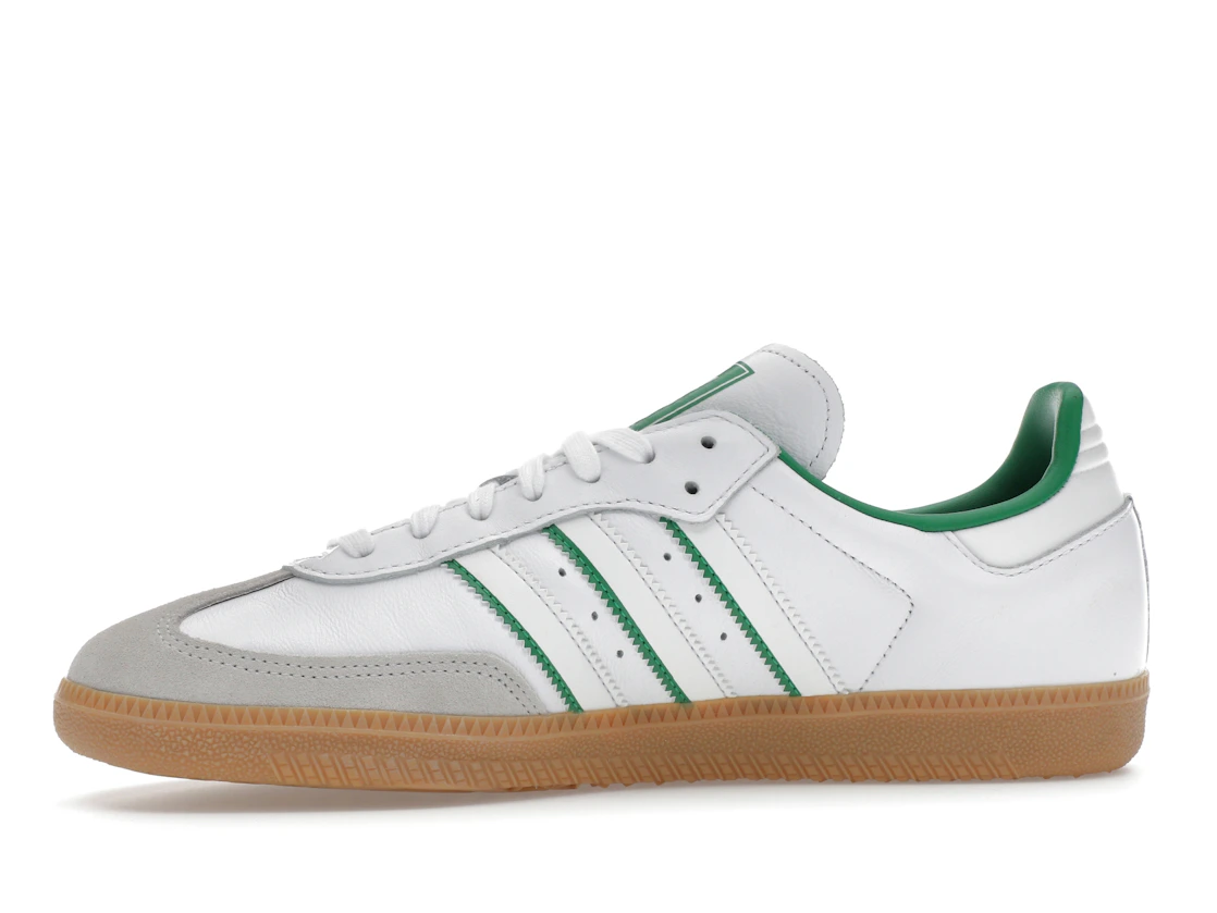 Vue 18 de adidas Samba OG Crystal White Green